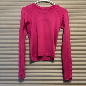 lululemon pink longsleeve
